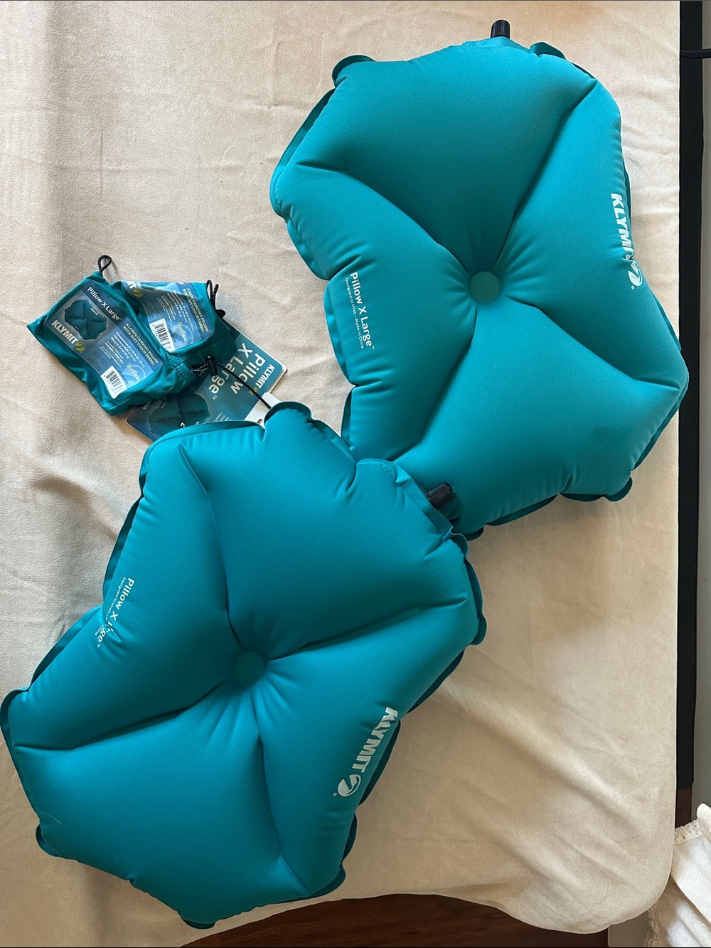 Inflatable Pillow - Teal